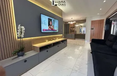 Viva o melhor de praia grande! apartamento de 124 m² no canto do forte