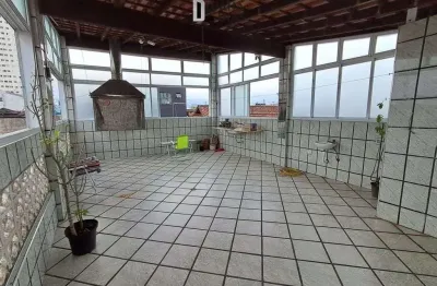 Casa geminada com edicula - 3 dorm - 400 metros da praia - r$530 mil