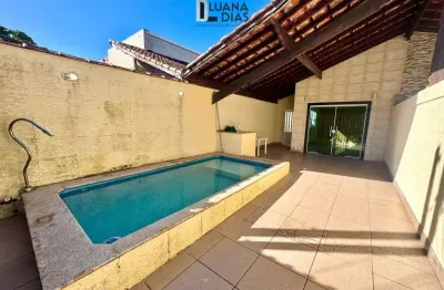 Casa com piscina, boqueirão - 3 dorm - 800 metros da praia - r$750 mil