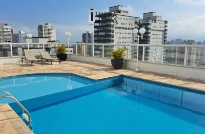 Apto 3 dorm no canto do forte, com mobilia e lazer - 2 vagas  locação r$5.500