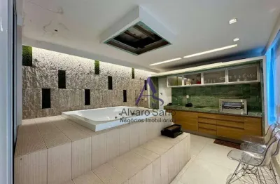 Cobertura com 4 dormitórios à venda, 160 m² por r$ 2.300.000,00 - jardim da penha - vitória/es