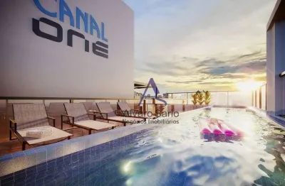 Apartamento com 1 dormitório à venda, 30 m² por r$ 716.416 - santa helena - vitória/es