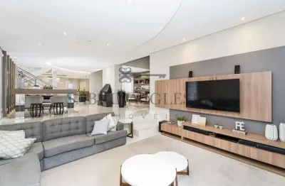 Casa em condomínio fechado com 3 quartos à venda na rua inácio wichnewski, 961, orleans, curitiba, 340 m2 por r$ 3.350.000