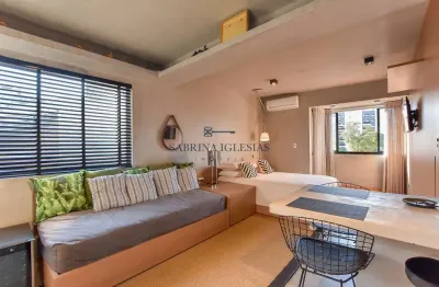 Kitnet / stúdio para alugar na rua josé nicolau abage, 240, bigorrilho, curitiba, 40 m2 por r$ 3.000