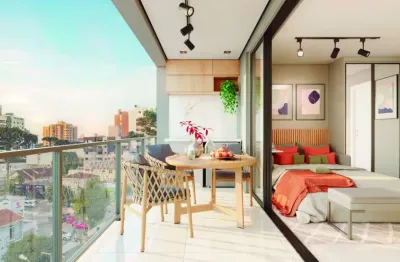 Kitnet / stúdio à venda na rua petit carneiro, 121, água verde, curitiba, 30 m2 por r$ 399.000