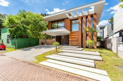 Casa em condomínio fechado com 4 quartos à venda na rua joão menegusso, 565, santa felicidade, curitiba, 428 m2 por r$ 6.800.000
