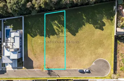 Terreno em condomínio fechado à venda na rua gerd claassen, 679, santa felicidade, curitiba, 741 m2 por r$ 1.200.000