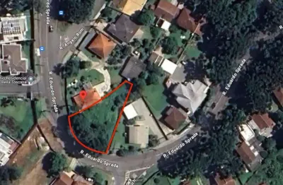 Terreno comercial à venda na rua eduardo sprada, 2750, campo comprido, curitiba, 721 m2 por r$ 990.000