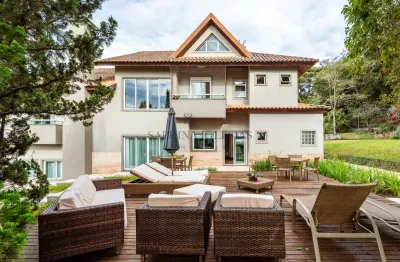 Casa em condomínio fechado com 4 quartos à venda na rua curiangos, 1210, alphaville graciosa, pinhais, 491 m2 por r$ 5.900.000