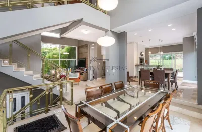 Casa em condomínio fechado com 4 quartos à venda na rua curiangos, 1210, alphaville graciosa, pinhais, 491 m2 por r$ 5.900.000