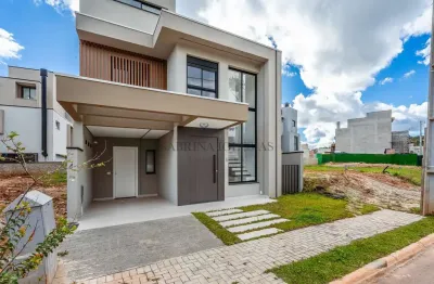 Casa em condomínio fechado com 3 quartos à venda na rua irma schreiner maran, 503, santa cândida, curitiba, 181 m2 por r$ 1.199.000