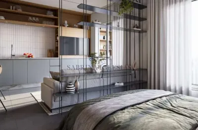 Kitnet / stúdio à venda na rua trajano reis, 458, são francisco, curitiba, 27 m2 por r$ 390.000