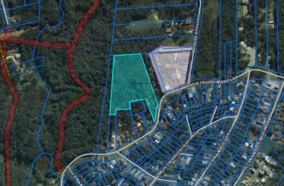 Terreno à venda na rua theodoro makiolka, 3474, santa cândida, curitiba, 20963 m2 por r$ 8.800.000