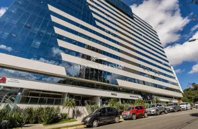 Sala comercial para alugar na rua doutor brasílio vicente de castro, 111, campo comprido, curitiba, 231 m2 por r$ 16.500