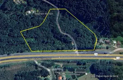 Terreno comercial à venda na br 166, km 25, cerne papanduva, campina grande do sul, 35108 m2 por r$ 3.400.000