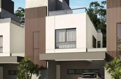 Casa em condomínio fechado com 3 quartos à venda na rua josé américo tizoni, 341, campo comprido, curitiba, 198 m2 por r$ 1.477.640