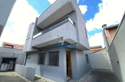 Sobrado com 4 dormitórios à venda, 129 m² por r$ 665.600,00 - cajuru - curitiba/pr