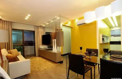 Jean charles/torreão: 02 qts, 01 suíte, varanda, 57m², lazer completo, academia