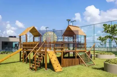 Jean charles/são josé, 227m², varanda gourmet, 4qrt, 4 vagas, nascente, academia, salão de festas