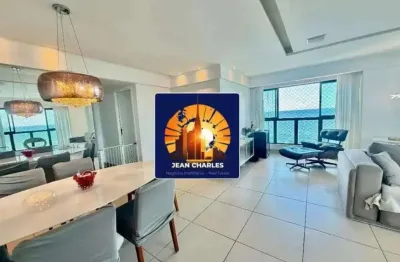 Jean charles / boa viagem : beira-mar, nascente, 155m² 4 qts, 3 suítes, 3 vagas + lazer