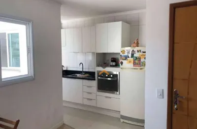 Cobertura à venda, 90 m² por r$ 380.000,00 - vila pires - santo andré/sp