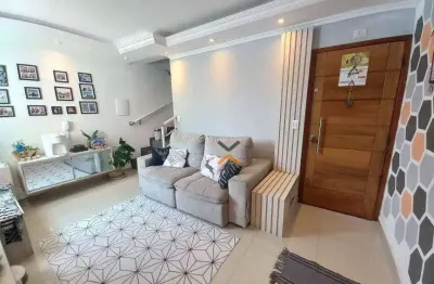 Cobertura com 3 dormitórios à venda, 136 m² por r$ 575.000,00 - vila bastos - santo andré/sp