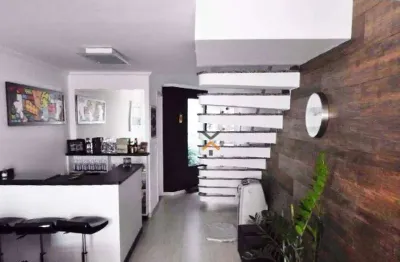 Sobrado com 3 dormitórios à venda, 110 m² por r$ 575.000,00 - vila linda - santo andré/sp