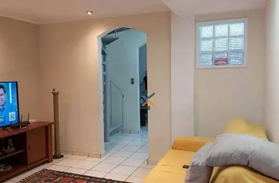 Sobrado com 3 dormitórios à venda, 170 m² por r$ 447.000,00 - jardim ana maria - santo andré/sp
