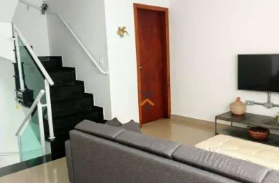 Sobrado com 3 dormitórios à venda, 128 m² por r$ 655.000,00 - vila valparaíso - santo andré/sp