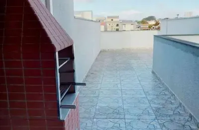 Cobertura com 2 dormitórios à venda, 88 m² por r$ 484.000,00 - vila camilópolis - santo andré/sp