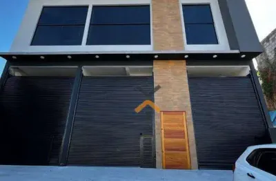 Galpão para alugar, 100 m² por r$ 7.000,01/mês - paraíso - santo andré/sp