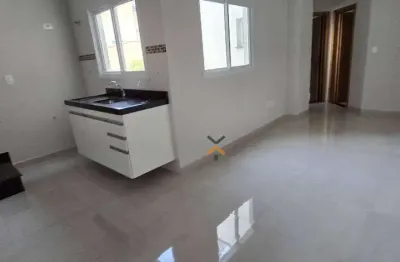 Cobertura com 2 dormitórios à venda, 74 m² por r$ 375.000,00 - parque joão ramalho - santo andré/sp