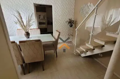 Sobrado com 3 dormitórios à venda, 108 m² por r$ 690.000,00 - vila alzira - santo andré/sp