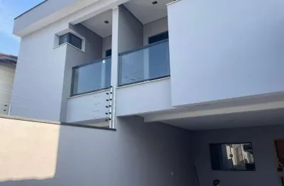 Sobrado com 3 dormitórios à venda, 128 m² por r$ 690.000,00 - vila alto de santo andré - santo andré/sp
