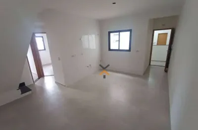 Cobertura com 2 dormitórios à venda, 86 m² por r$ 430.000,00 - vila linda - santo andré/sp