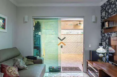 Sobrado com 3 dormitórios à venda, 75 m² por r$ 550.000,00 - vila floresta - santo andré/sp