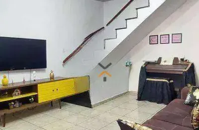 Sobrado com 3 dormitórios à venda, 210 m² por r$ 680.000,00 - vila camilópolis - santo andré/sp