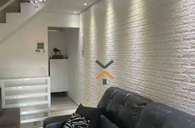 Sobrado à venda, 130 m² por r$ 639.000,00 - jardim santo antônio - santo andré/sp