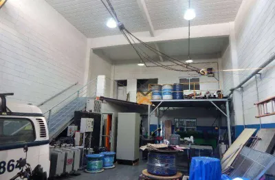 Galpão para alugar, 330 m² por r$ 12.750,00/mês - rudge ramos - são bernardo do campo/sp