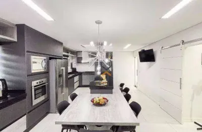 Sobrado com 3 dormitórios à venda, 386 m² por r$ 2.660.000,00 - vila pires - santo andré/sp