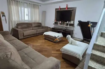 Sobrado com 3 dormitórios à venda, 162 m² por r$ 800.000,00 - vila floresta - santo andré/sp