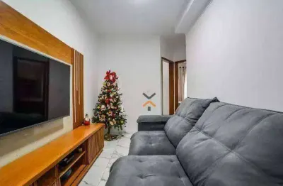Cobertura com 2 dormitórios à venda, 90 m² por r$ 410.000,00 - vila curuçá - santo andré/sp