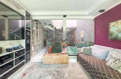 Sobrado com 3 dormitórios à venda, 210 m² por r$ 1.350.000,00 - vila guiomar - santo andré/sp