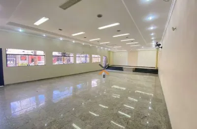 Salão, 192 m² - venda por r$ 750.000,00 ou aluguel por r$ 7.200,00/mês - vila pires - santo andré/sp