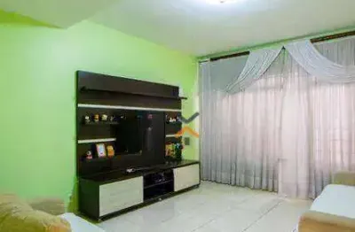 Sobrado com 3 dormitórios à venda, 226 m² por r$ 852.000,00 - vila pires - santo andré/sp