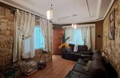 Sobrado com 3 dormitórios à venda, 245 m² por r$ 650.000,00 - parque são vicente - mauá/sp