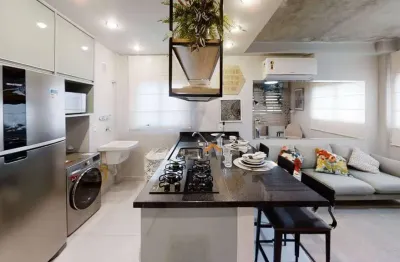 Apartamento com 2 dormitórios, 46 m² - venda por r$ 363.000,00 ou aluguel por r$ 2.895,15/mês - jardim jamaica - santo andré/sp