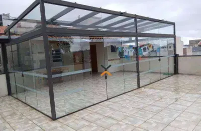 Cobertura com 3 dormitórios à venda, 112 m² por r$ 795.000 - parque oratório - santo andré/sp