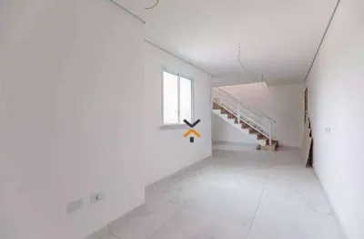 Cobertura com 2 dormitórios à venda, 116 m² por r$ 520.000,00 - bangu - santo andré/sp