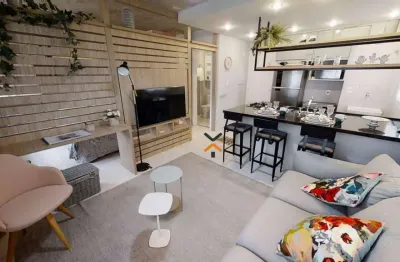 Apartamento com 1 dormitório para alugar, 36 m² por r$ 2.935,79/mês - jardim jamaica - santo andré/sp